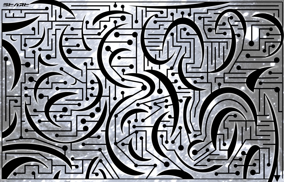 Blizzard Maze ©2004 Damien Soskin