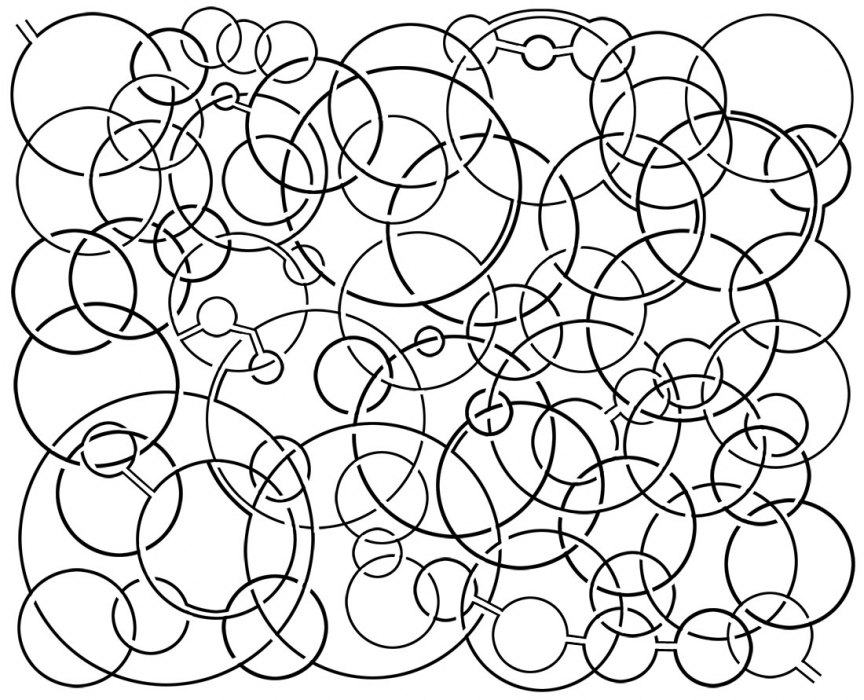 Ever decreasing Circles ©2004 Damien Soskin