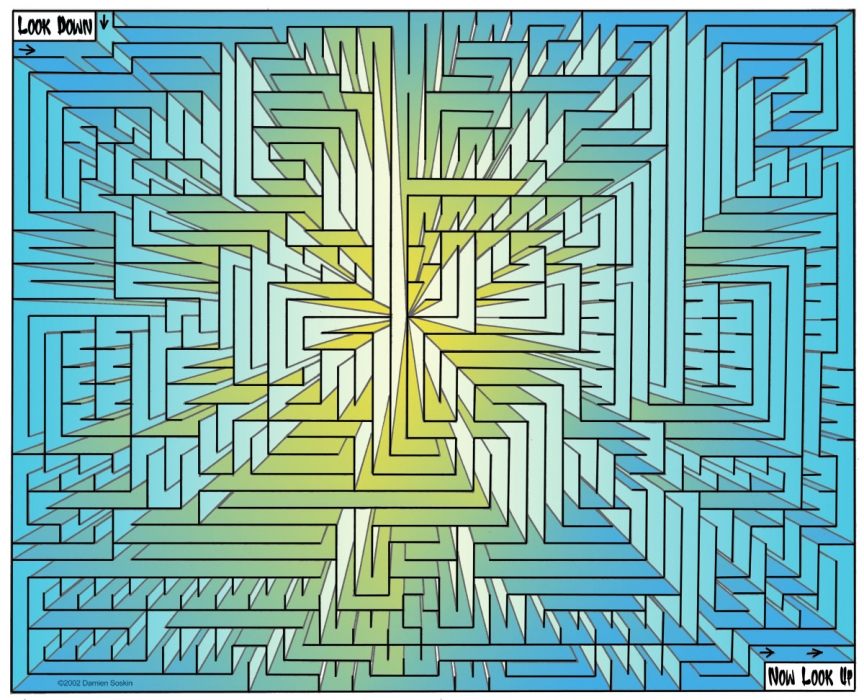 Perspective Maze 2004 Damien Soskin